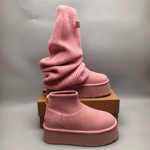 🌸 UGG MINI DIPPER LEGWARMER PINK DAWN 🌸 - Picture 3 of 4